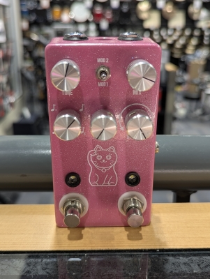 JHS Pedals Lucky Cat Delay Pedal - Pink | Long & McQuade