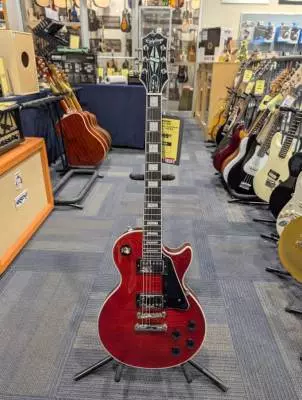 EPI LP CUSTOM FIGURED-TRANS RED