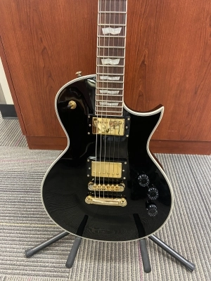 ESP Guitars - LTD Single Cut Set-Neck Guitar - Black 2