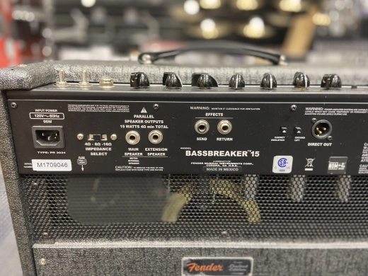 FENDER FSR BASSBREAKER 15 COMBO GUN METAL 4