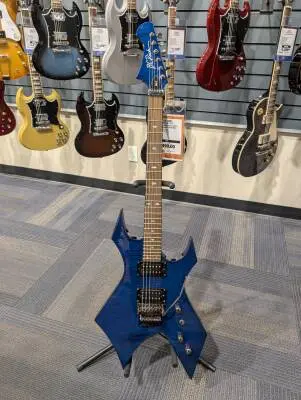 BC RICH WARLOCK SETNECK FRT TR.COBALT BL