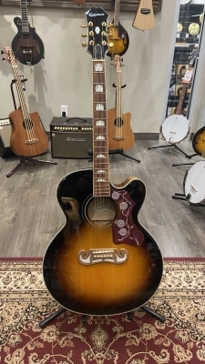 Epiphone - J-200 EC Studio Acoustic/Electric - Vintage Sunburst