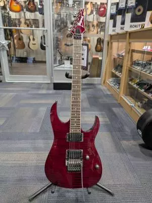 IBANEZ MAPLE/MAHOG RG NECK-THRU DEEP RED