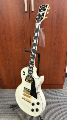 Store Special Product - Gibson Custom Shop - Les Paul Custom Ebony Fingerboard - Alpine White