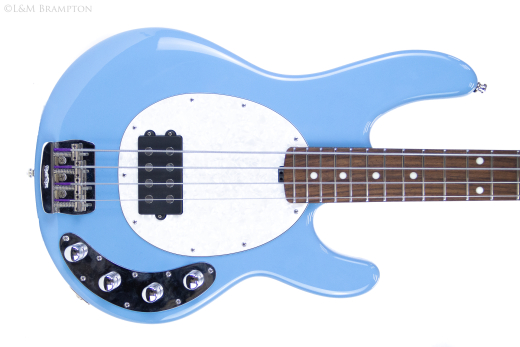 Ernie Ball Music Man - Stingray 4 Bass Guitar - Chopper Blue 2