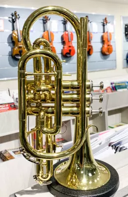 Jupiter - 520ML - Bb Cornet - Shepherds Crook - Lacquer 3
