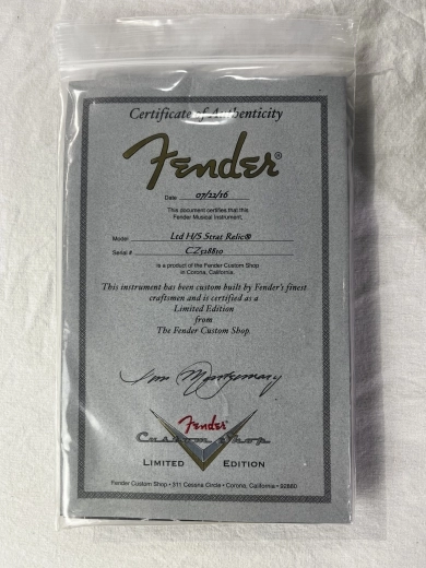 Fender Custom Shop Ltd 50's Strat HT Relic Aged Candy Apple Red 2