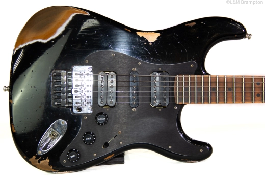 Fender Custom Shop Empire '67 Relic Strat - Floyd Rose - Heavy Relic Black 2