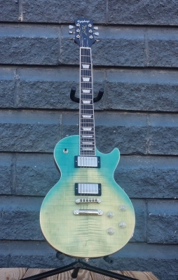 Epiphone - Les Paul Modern Figured, Caribbean Blue Fade 2