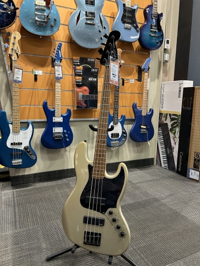 Squier Contemporary Active Jazz Bass HH, Roasted Maple Fingerboard - Shoreline Gold - 037-0451-544