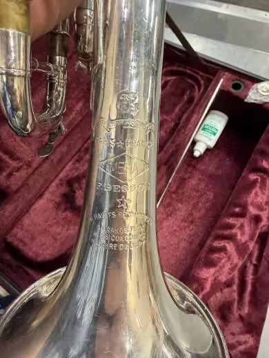BESSON MEHA TRUMPET- SILVER PLATED 2