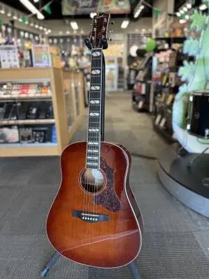 Godin Guitars - Metropolis LTD Havana Burst HG EQ Acoustic/Electric Guitar with Gigbag