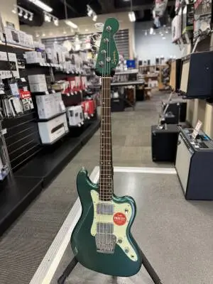 Squier - Paranormal Rascal Bass HH, Laurel Fingerboard - Sherwood Green