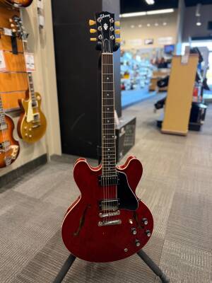 Store Special Product - Gibson ES-335 DOT Semi-Hollow Body Electric - Sixties Cherry- ES3500SCNH
