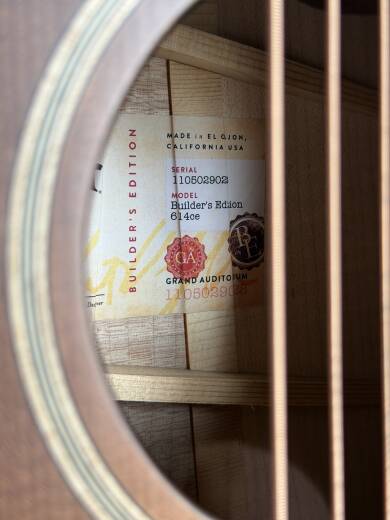 Store Special Product - Taylor Guitars - 614CE WHB B.E.