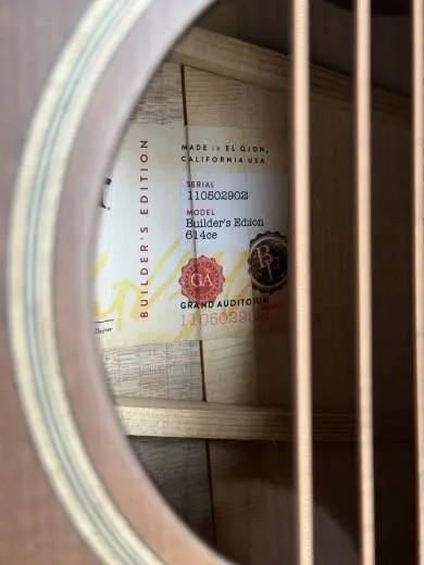 Taylor Guitars - 614CE WHB B.E. 2