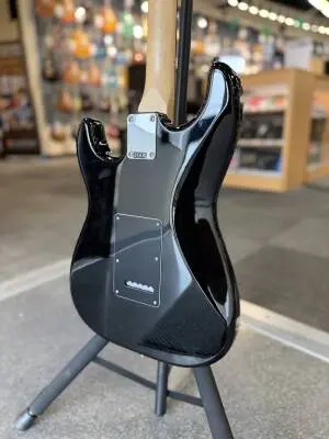 Fender - Standard Stratocaster HSS, Laurel Fingerboard with Black Pickguard - Black 2