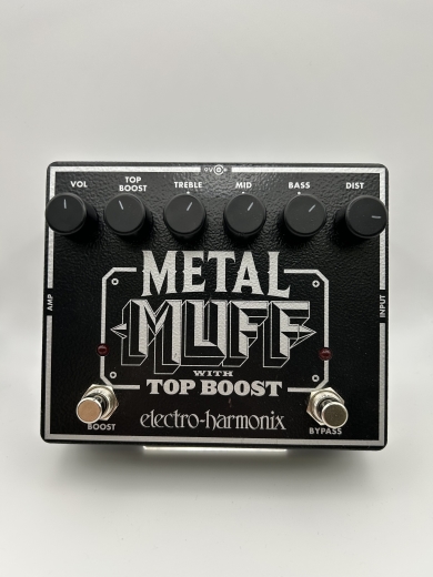 エレハモ メタルマフ トップブースト Electro-Harmonix Metal Muff With Top Boost | Long & McQuade