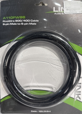 Firewire400 to Firewire800 10 foot Cable