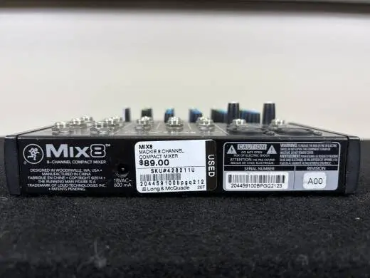 Mackie - MIX8 8-Channel Compact Mixer 2