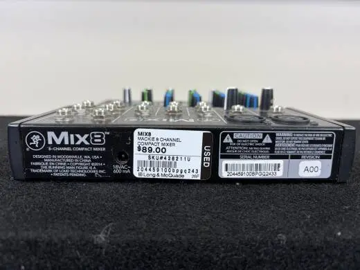 Mackie - MIX8 8-Channel Compact Mixer 2