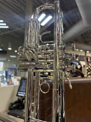 Store Special Product - Bach - Silverplated Professional Stradivarius Bb Trumpet
