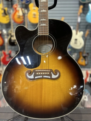 Epiphone J-200 Studio Acoustic/Electric, Left Handed, Vintage Sunburst 2