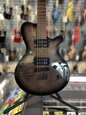 Godin LG in Trans Black Flame 2