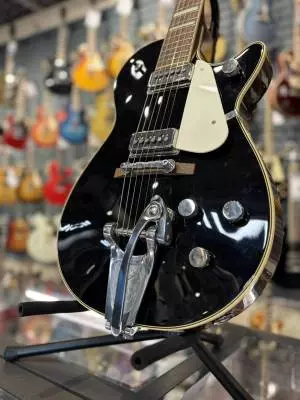 Gretsch Guitars - G6128T-42 Vintage Select '52 Duo Jet with Bigsby, TV Jones - Black 2