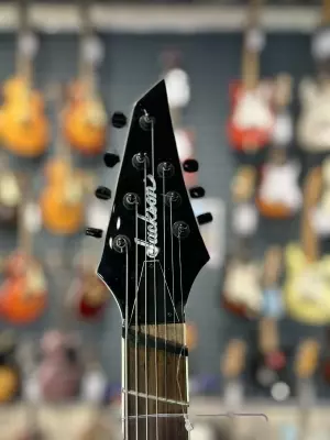 Jackson Guitars X Series Soloist SLAT7 Fanned Fret, Rosewood Fingerboard in Metallic Blue 3