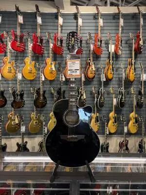 TAKAMINE G JUMBO CA AE 12 STR BLACK