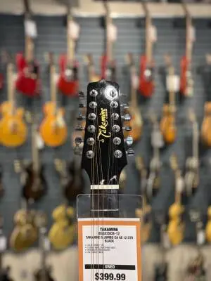 TAKAMINE G JUMBO CA AE 12 STR BLACK 2