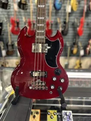 Epiphone - Long Scale SG Bass in Heritage Cherry 2