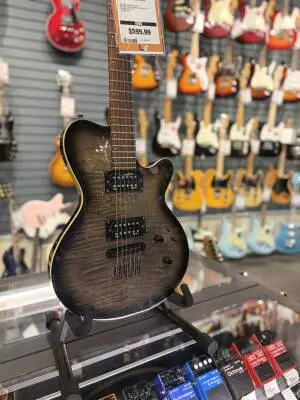 Godin LG in Trans Black Flame 2