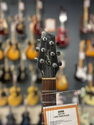 Godin LG in Trans Black Flame 2