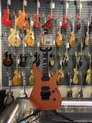 Jackson Guitars American Series Soloist SL2MG, Ebony Fingerboard - Satin Lambo Orange