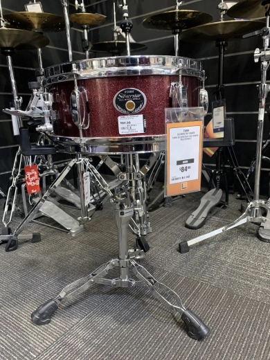 TAMA SILVERSTAR 12X5 SNARE - RED SPARKLE