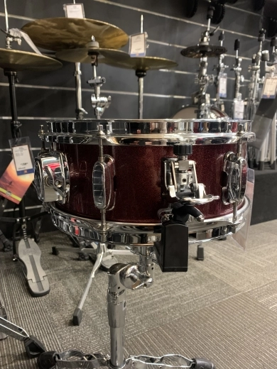 TAMA SILVERSTAR 12X5 SNARE - RED SPARKLE 2