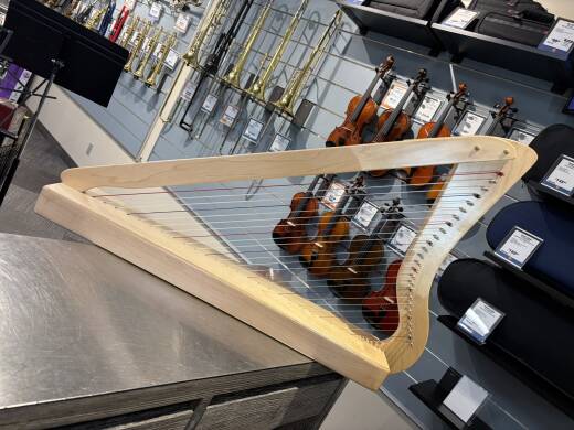 Harpsicle - Maple Stained Finish 26 String 2