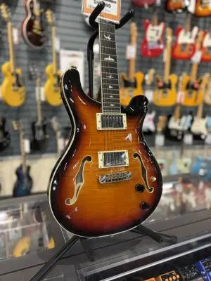 PRS SE - Hollowbody II Tri-Colour Sunburst 2