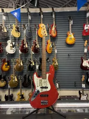 Store Special Product - Fender Player J-Bass Left in Sonic Red