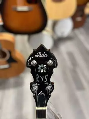 EARLY 80'S IIDA MASTERCLONE BANJO W/ HARDCASE 2