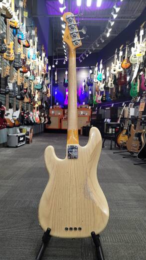Store Special Product - Fender Custom Shop - Limited Edition 1959 Precision Bass Special Relic - Natural Blonde
