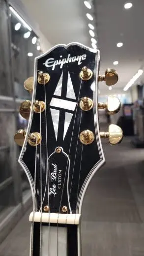 Epiphone LP Custom - Ebony - EILCEBGH 2