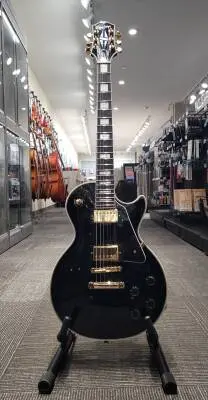 Epiphone LP Custom - Ebony - EILCEBGH