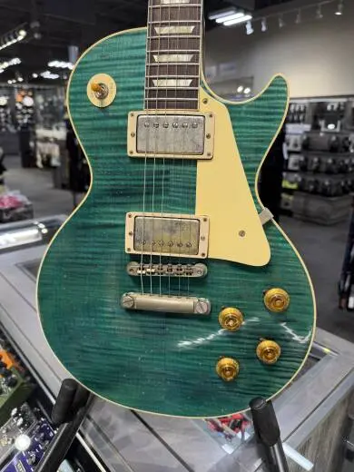 Gibson Custom Shop - Murphy Lab Light Aged 1959 Les Paul Standard Reissue - Magenta Back / Aqua Top 2