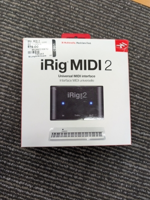 DTM・DAW iRig MIDI 2 IK Multimedia IRig MIDI 2 Universal MIDI Interface For
