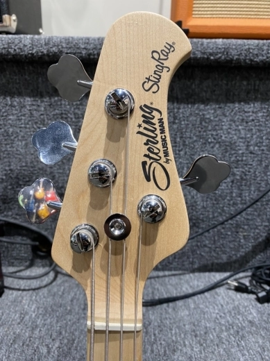Sterling by Music Man - StingRay Short Scale Bass Guitar - Daphne Blue 2