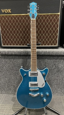 Gretsch Guitars - G5222 Electromatic Double Jet BT with V-Stoptail, Laurel Fingerboard - Ocean Turquoise