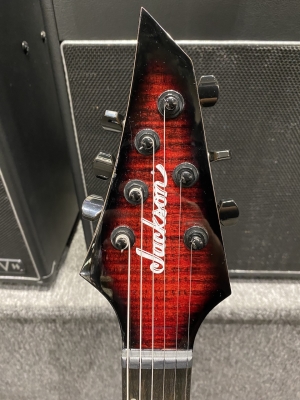 Jackson Guitars - Pro Series Signature Misha Mansoor Juggernaut HT6FMEbony Fingerboard, Scarlet Burst 5